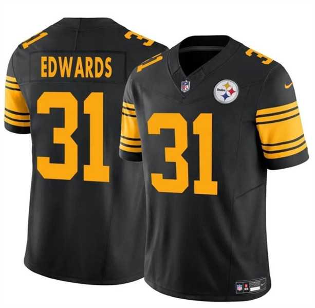 Men & Women & Youth Pittsburgh Steelers #31 Daijun Edwards Black 2024 F.U.S.E. Color Rush Limited Football Stitched Jersey,We sell and wholesale Men & Women & Youth Pittsburgh Steelers #31 Daijun Edwards Black 2024 F.U.S.E. Color Rush Limited Football Stitched Jersey on line form chian!